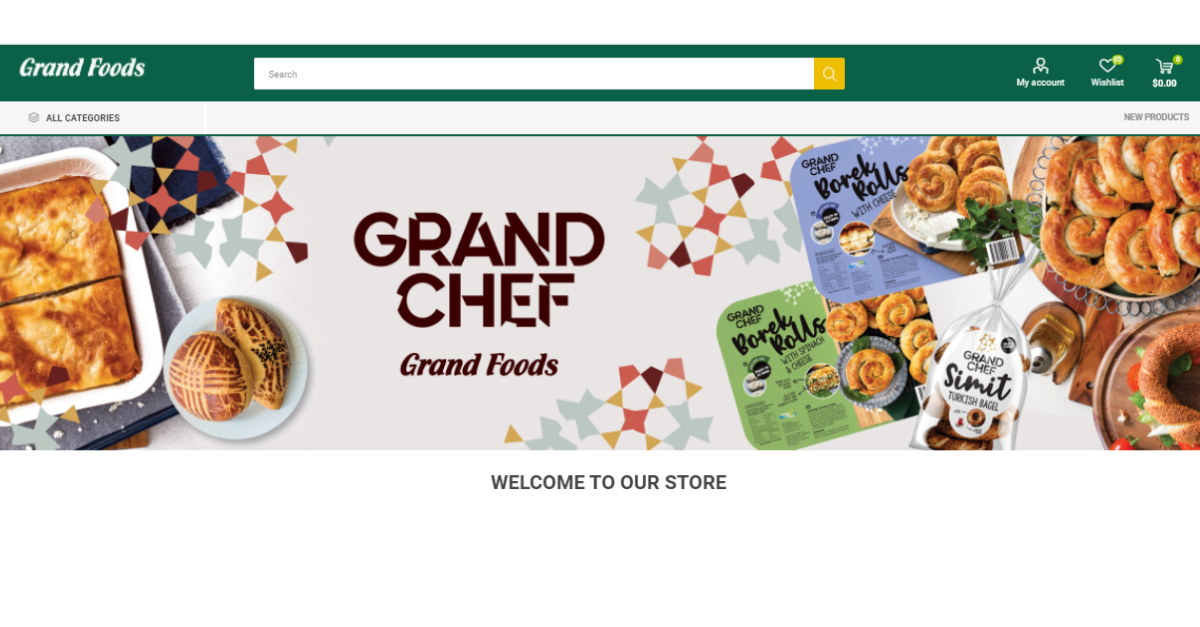 Grand Foods wholesale online store